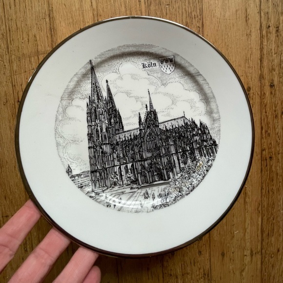 Koln cathedral kunst-palette regnitzlosau ceramic vintage plate cologne Germany - Picture 3 of 6